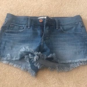 Jean shorts wore once